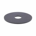 Prime-Line Fender Washers, 1/2 in. X 2 in. OD, Black Neoprene, 10PK 9086143